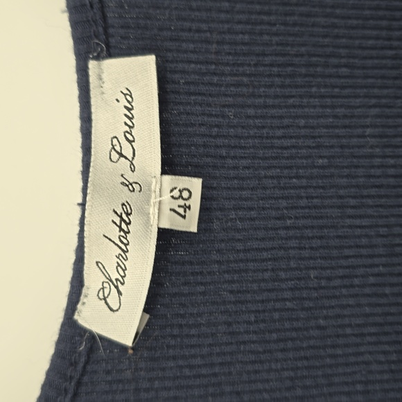 Charlotte & Louis Linen Blend Midi Dress Size 48=XL - Picture 7 of 7